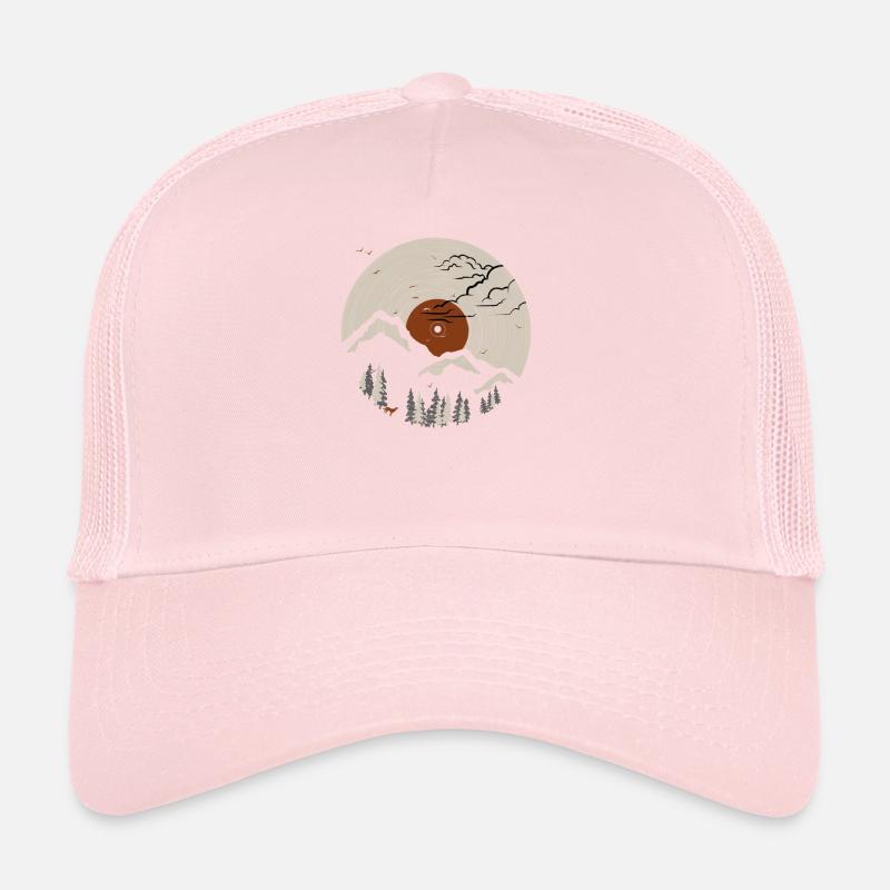 Mountain on record 2 Trucker Cap