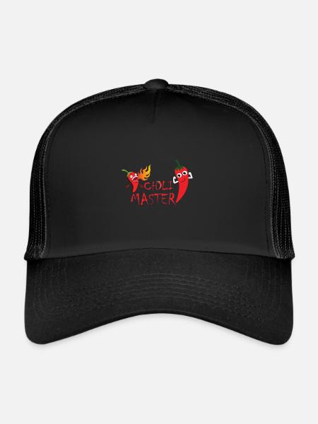 Chilli Master - Trucker Cap - Schwarz/Schwarz