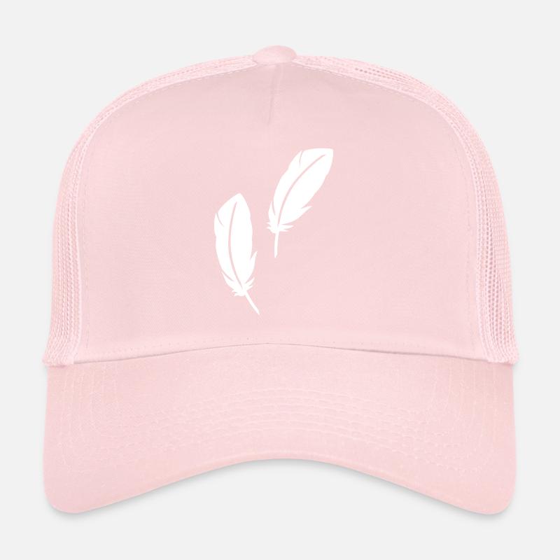 plumes Casquette trucker 