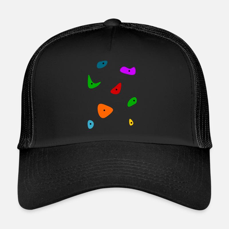 climbing wall - Trucker Cap - black/black