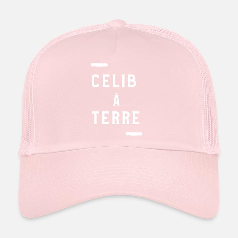 celib à terre blanc Casquette trucker 