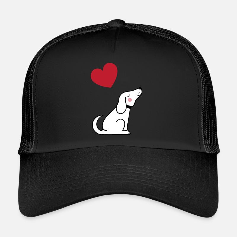 Chien Casquette trucker 