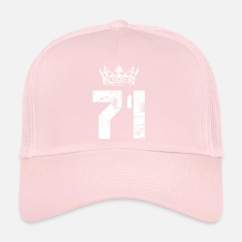 71 Couronne numérique Casquette trucker 