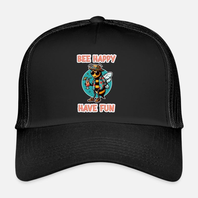 Bee Happy - Amusez-vous 5 Casquette trucker 