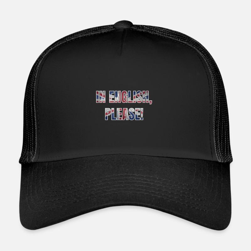 Professeur d'anglais disant cadeau de l'école anglaise Casquette trucker 