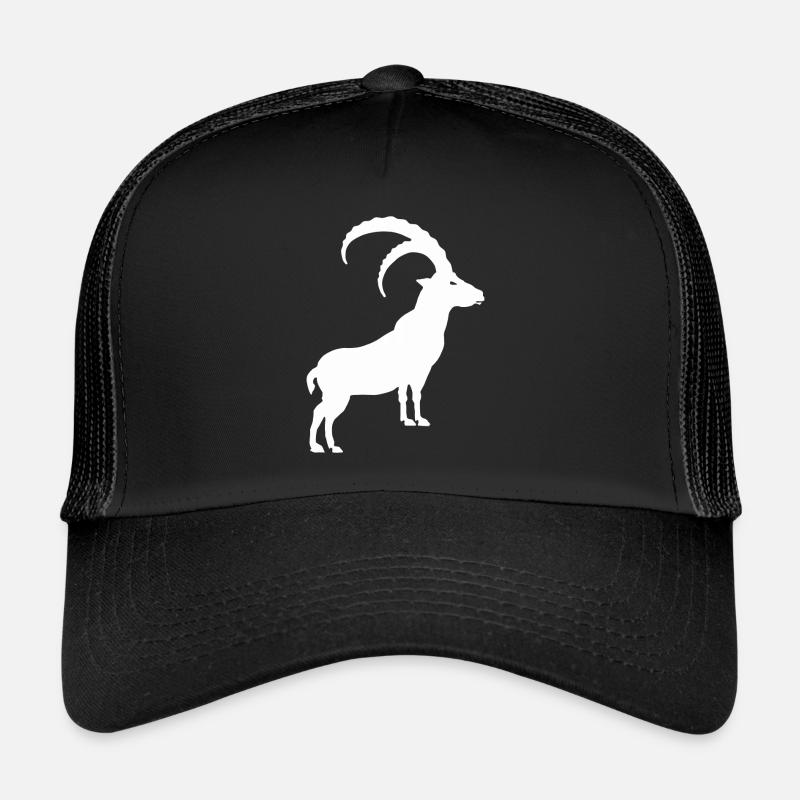steinbock Print, Steinbock, Allgäuer Berge Trucker Cap