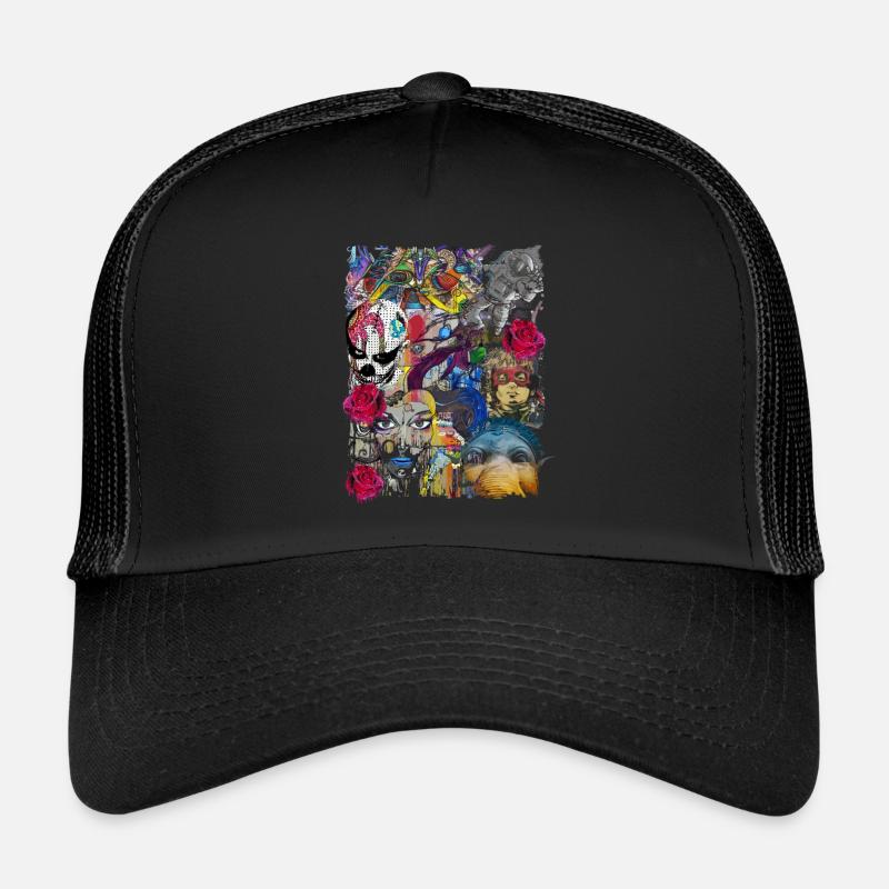Pop Art - Trucker Cap - black/black