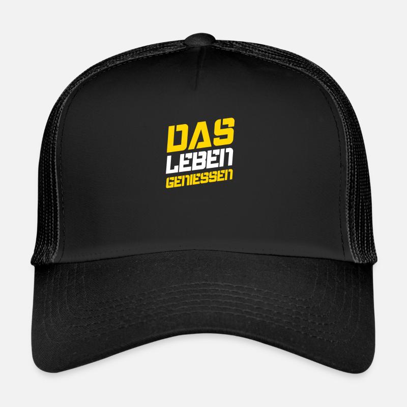 Das Leben Geniessen / Cooler Spruch Trucker Cap