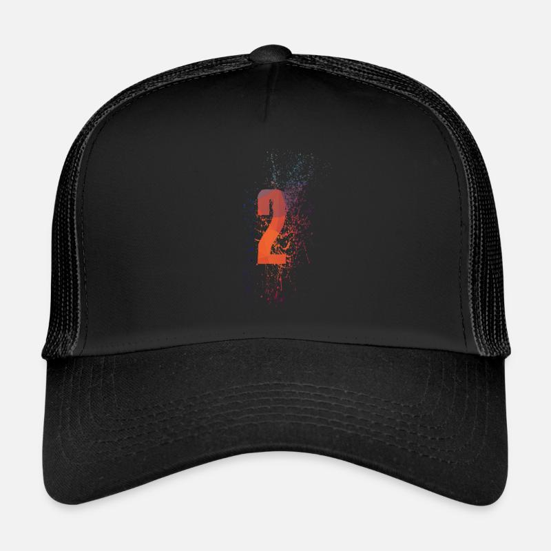 2 - Trucker Cap - black/black