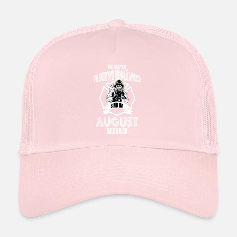 anniversaire de sapeur pompier: Août Casquette trucker 