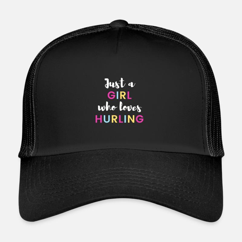 Juste une fille qui aime lancer Casquette trucker 
