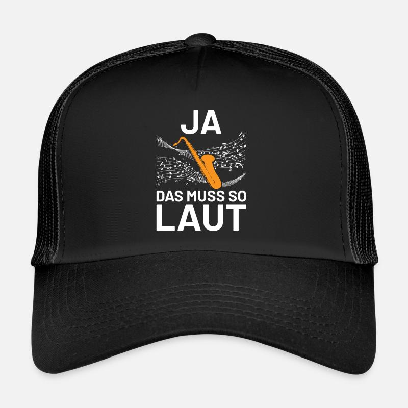 Saxophon Jazz Musiker Geschenkidee Trucker Cap