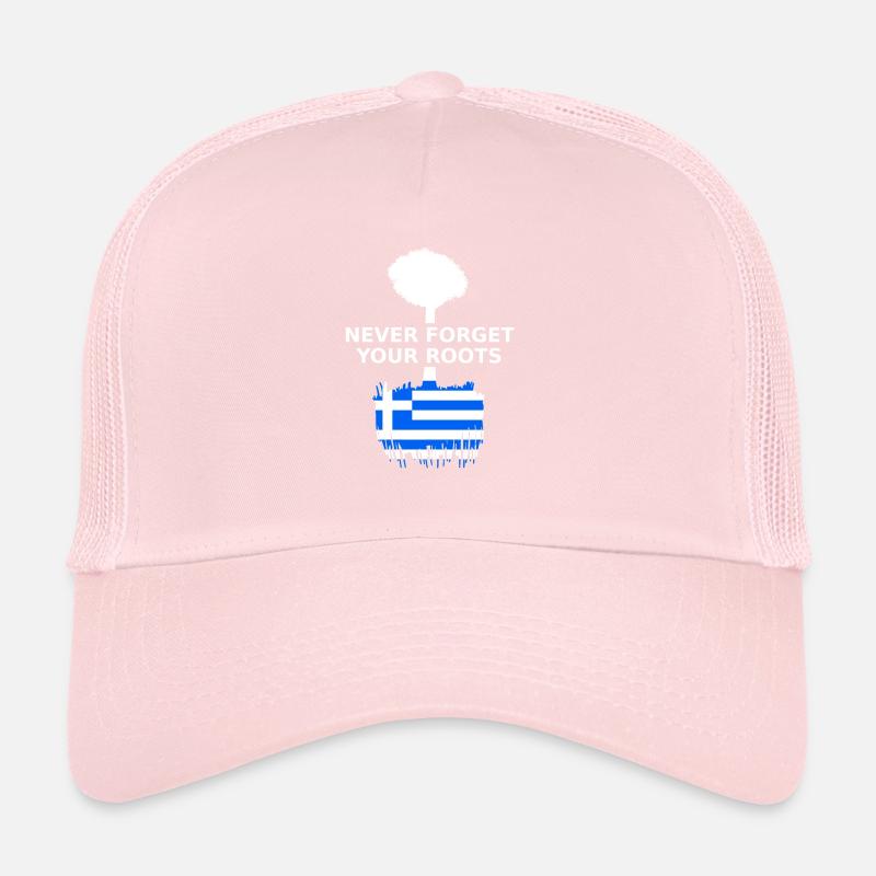 Grèce Grèce Racines grecques Casquette trucker 