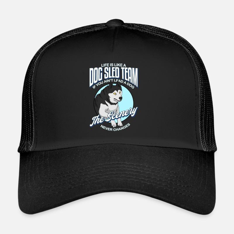 Dog sledding Trucker Cap