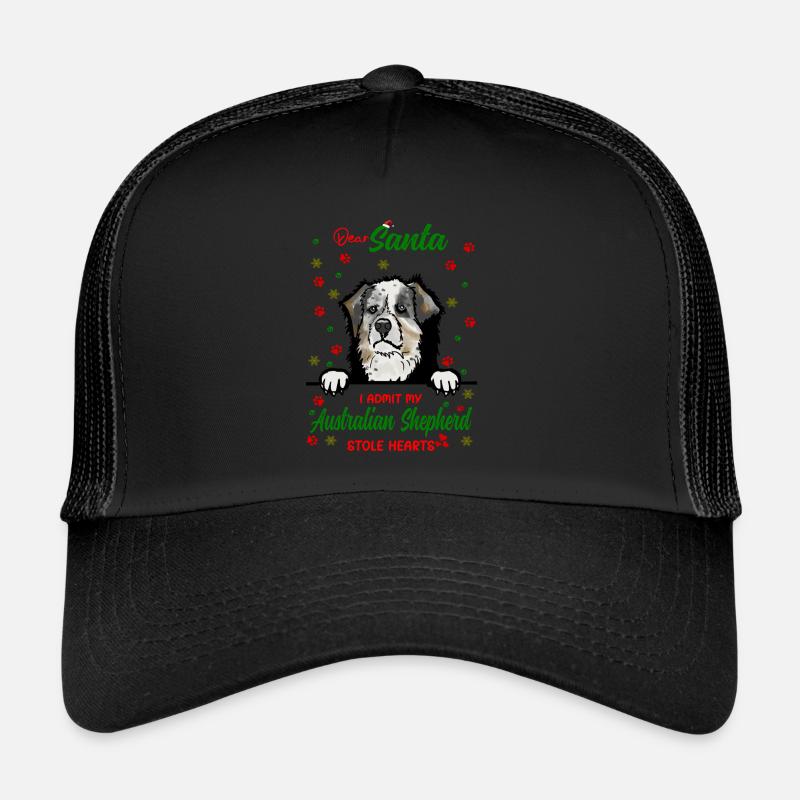 Australischer Schäferhund Hund Weihnachten Hundera Trucker Cap