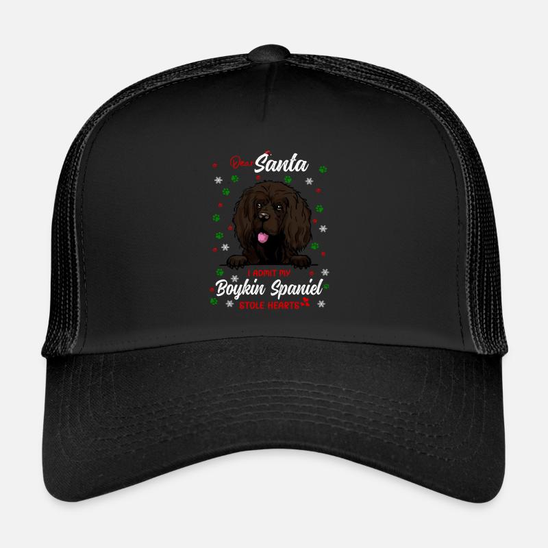 Boykin Spaniel Hund Weihnachten Hunderasse Trucker Cap