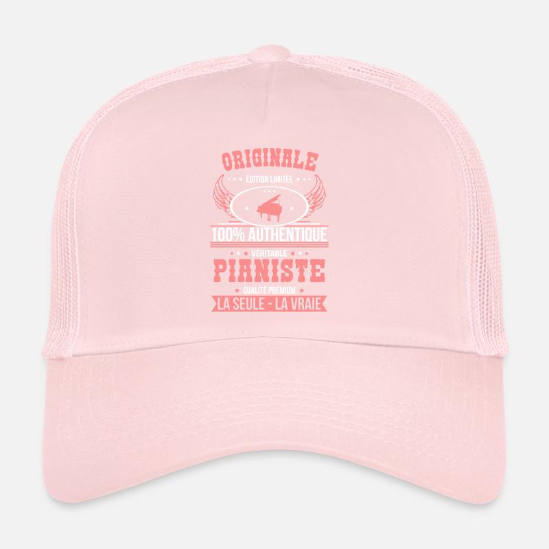 Authentique et véritable pianiste - Originale Casquette trucker 