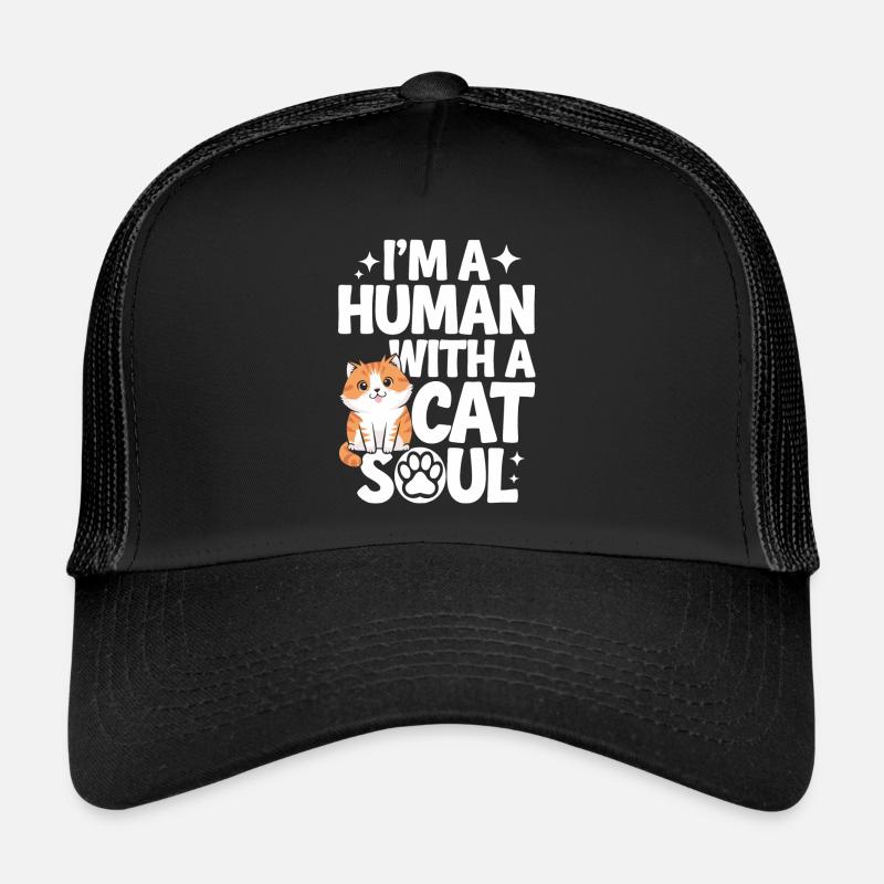 Chat Chats Amoureux Chat Propriétaire Chaton Casquette trucker 