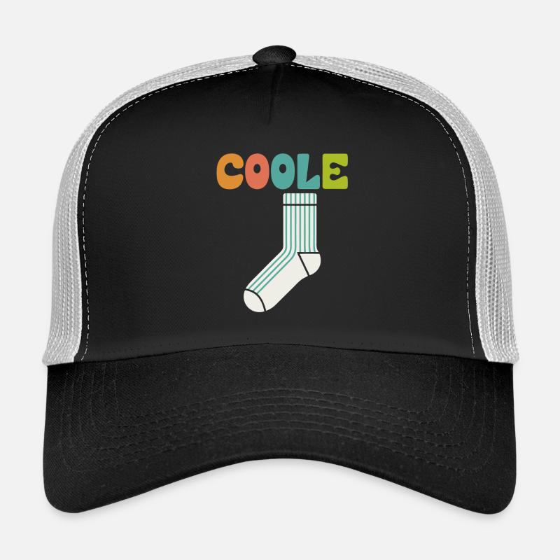 Cool sock - fun motivational design Trucker Cap