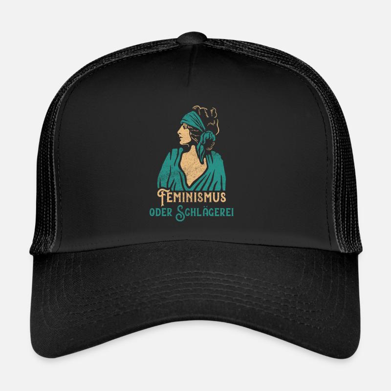 Féminisme Dicton Cadeau Vintage Émancipation Casquette trucker 