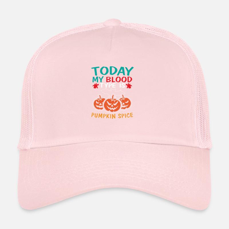 BLOOD TYPE PUMPKIN SPICE Trucker Cap