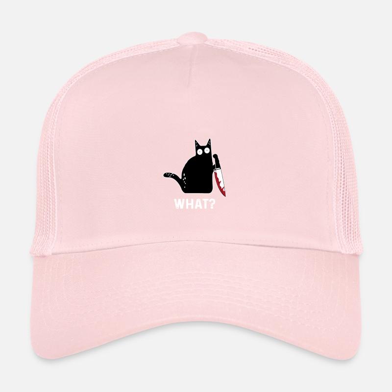Funny killer cat What Trucker Cap