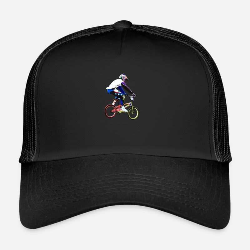 bmx - Casquette trucker  - noir/noir