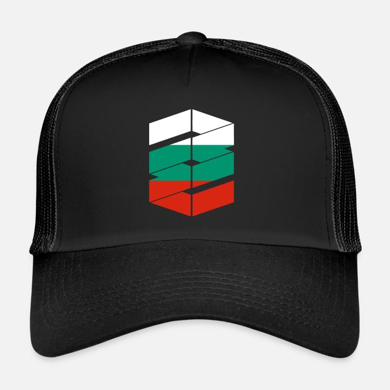 Drapeau de la Bulgarie Drapeau bulgare Sables d’or Casquette trucker 