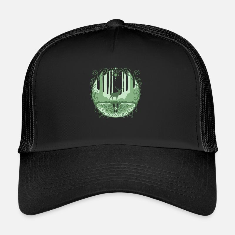 Deer in the forest 2 Casquette trucker 