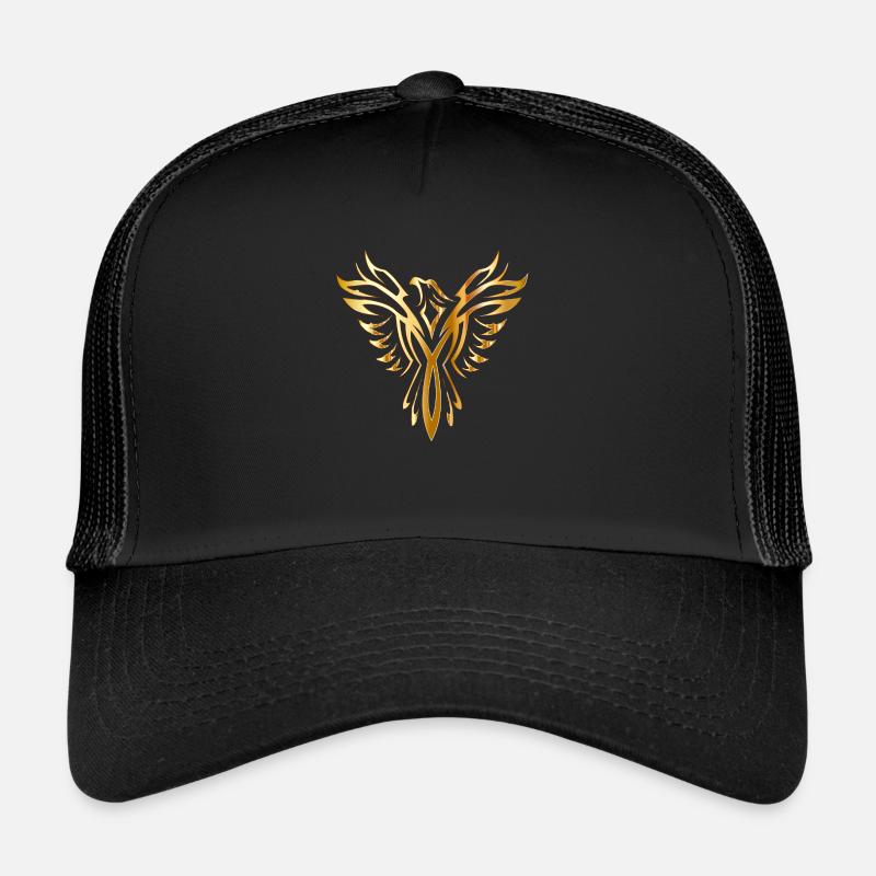 Comment Phoenix sort de la cendre or golden fenix Casquette trucker 