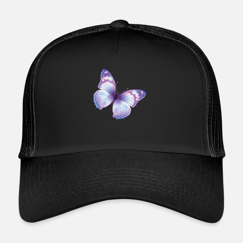 Butterfly - Trucker Cap - Schwarz/Schwarz