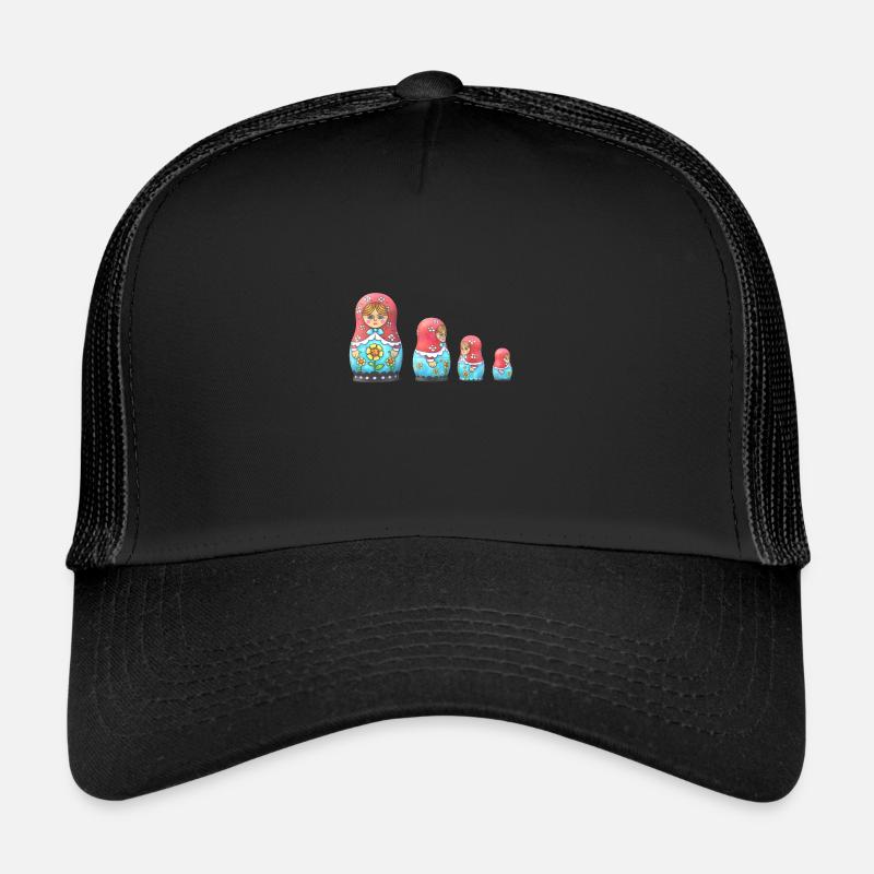 Evolution Matroschka - Trucker Cap - Schwarz/Schwarz