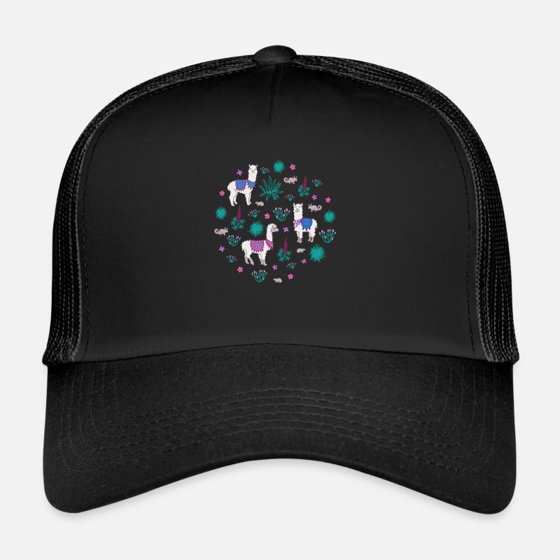 Llama et ses amis Casquette trucker 