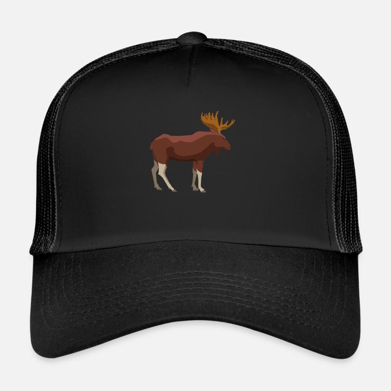 Moose - Trucker Cap - black/black