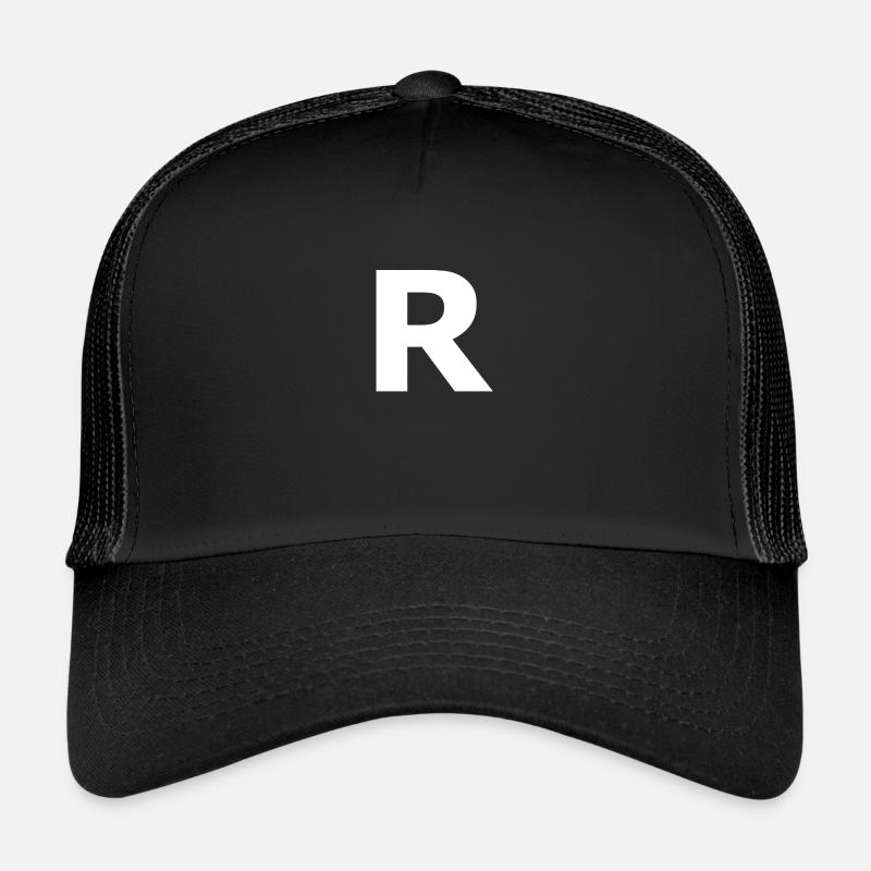 Team Rocket Cosplay Anime Comic Manga Geschenk - Trucker Cap - Schwarz/Schwarz