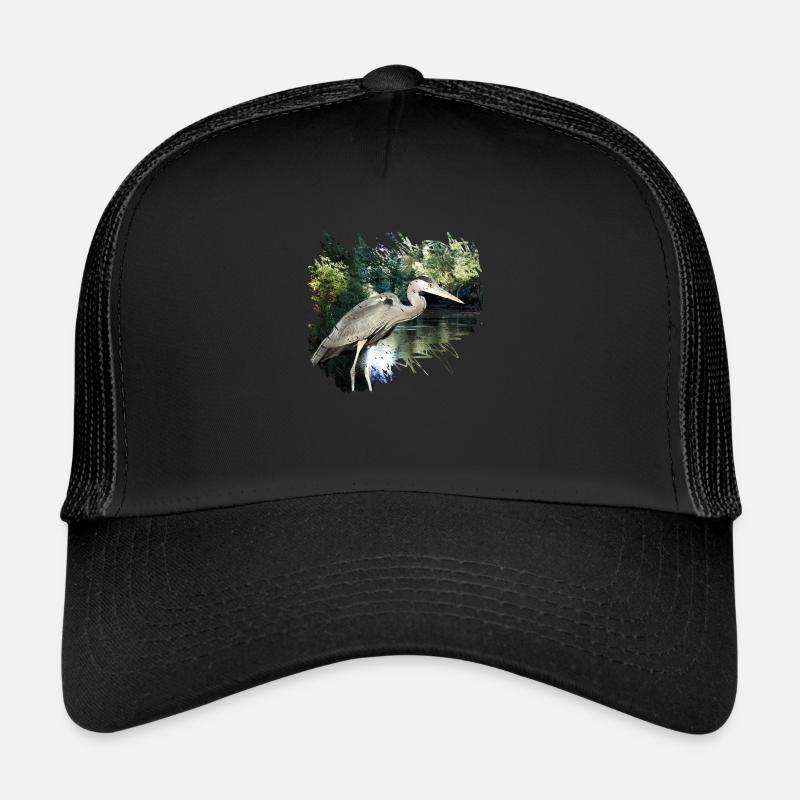 Le héron cendré n'est plus un oiseau migrateur Casquette trucker 