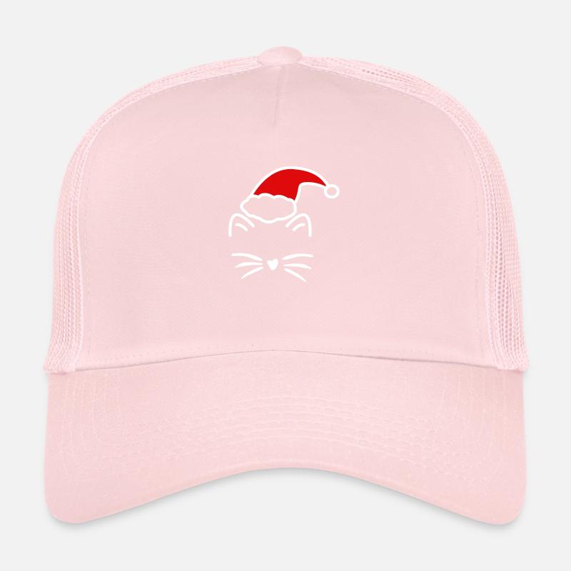 chat a noel Casquette trucker 