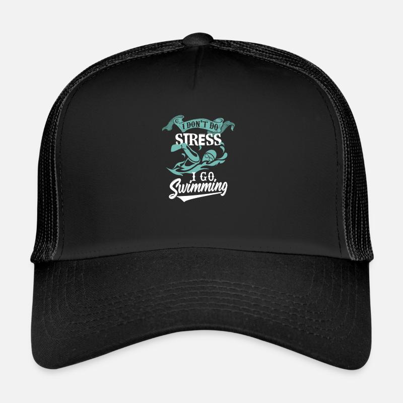 swim - Trucker Cap - black/black