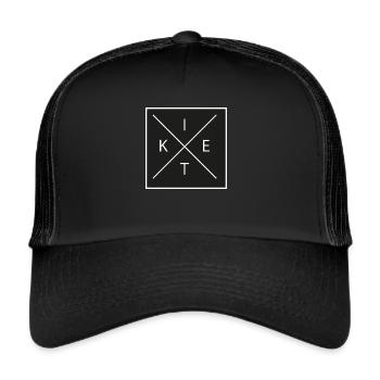 KITE - Trucker Cap - Schwarz/Schwarz - Vorne