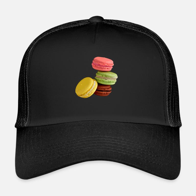 Macaron - Trucker Cap - black/black