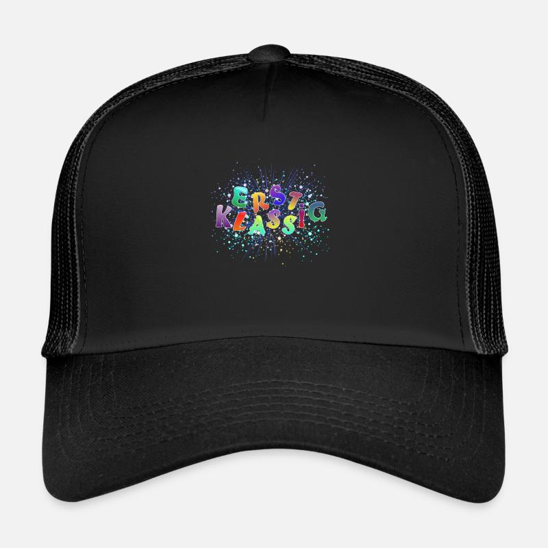 Erstklassig - Trucker Cap - Schwarz/Schwarz