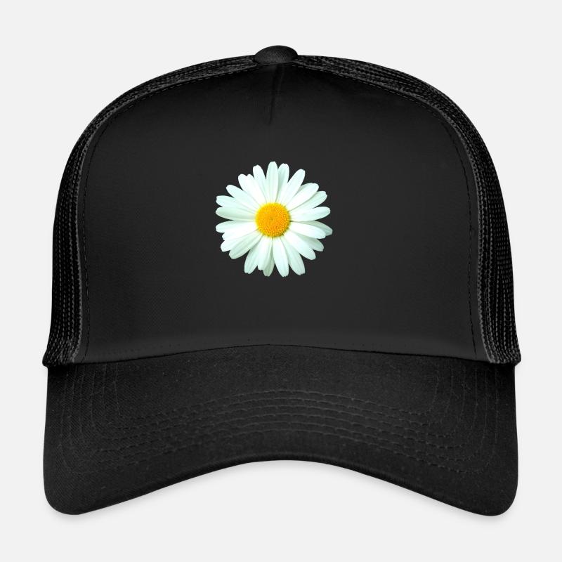 Margerite - Trucker Cap - Schwarz/Schwarz