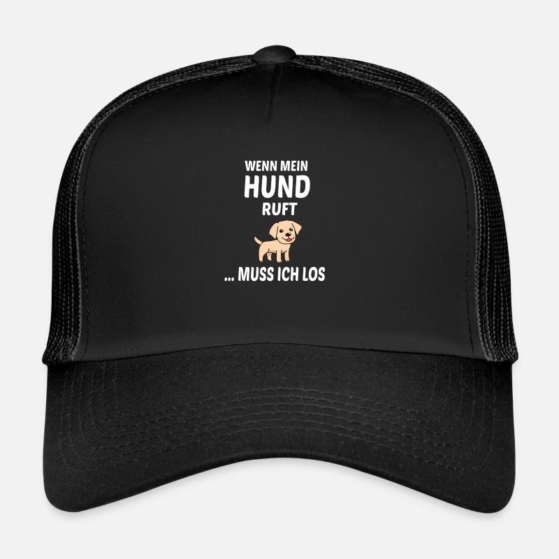 Hunde Spruch Frauchen Herrchen Geschenkidee Trucker Cap