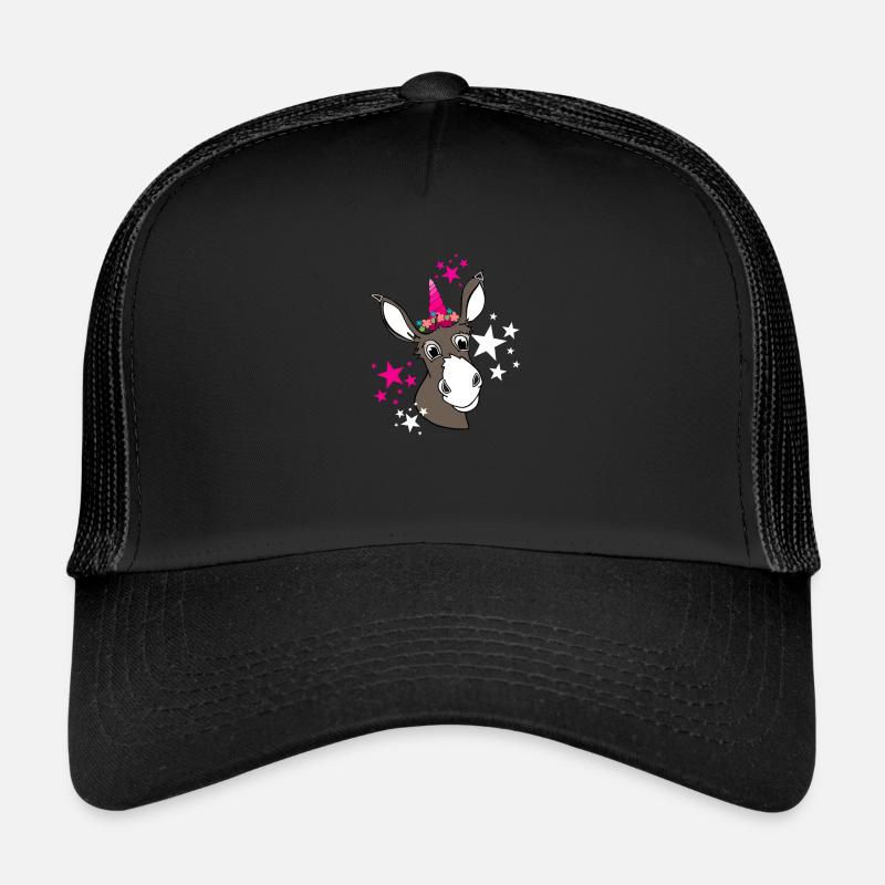 donkey unicorn - niedlicher Esel mit Einhorn Trucker Cap