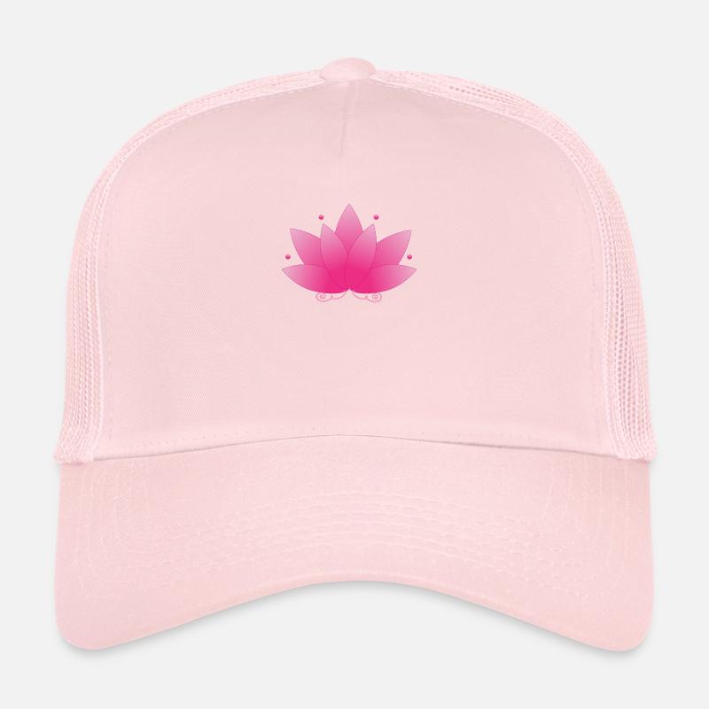 fleur de lotus Casquette trucker 
