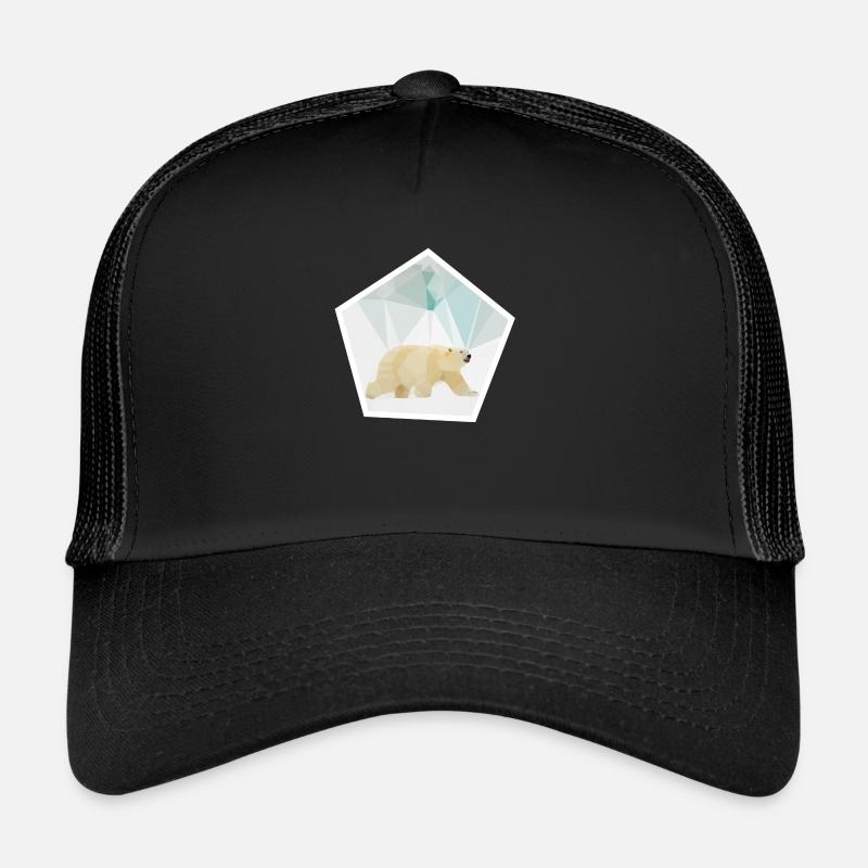 Polarbear polygon Casquette trucker 