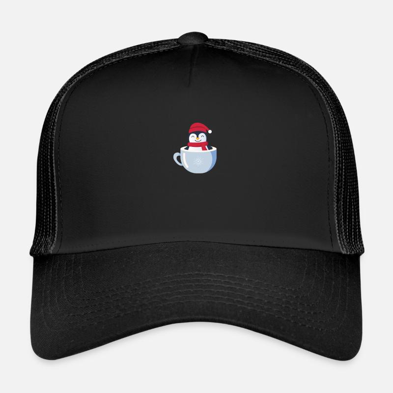 Penguin in cocoa Trucker Cap