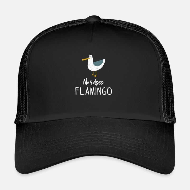 Nordsee Flamingo Möwe Geschenk Trucker Cap
