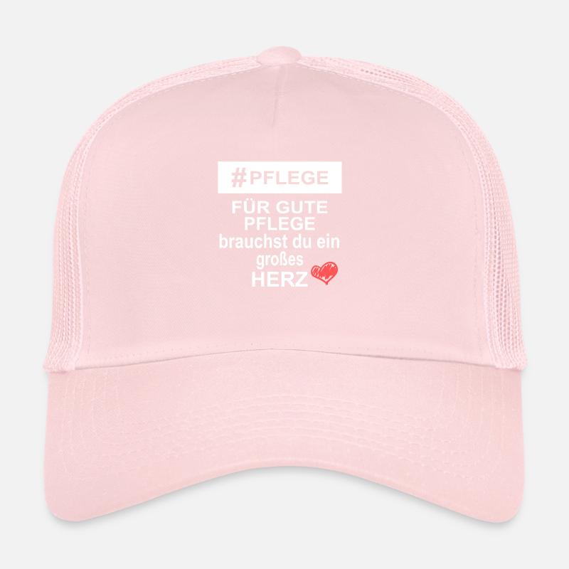 Pflege - Großes Herz Trucker Cap