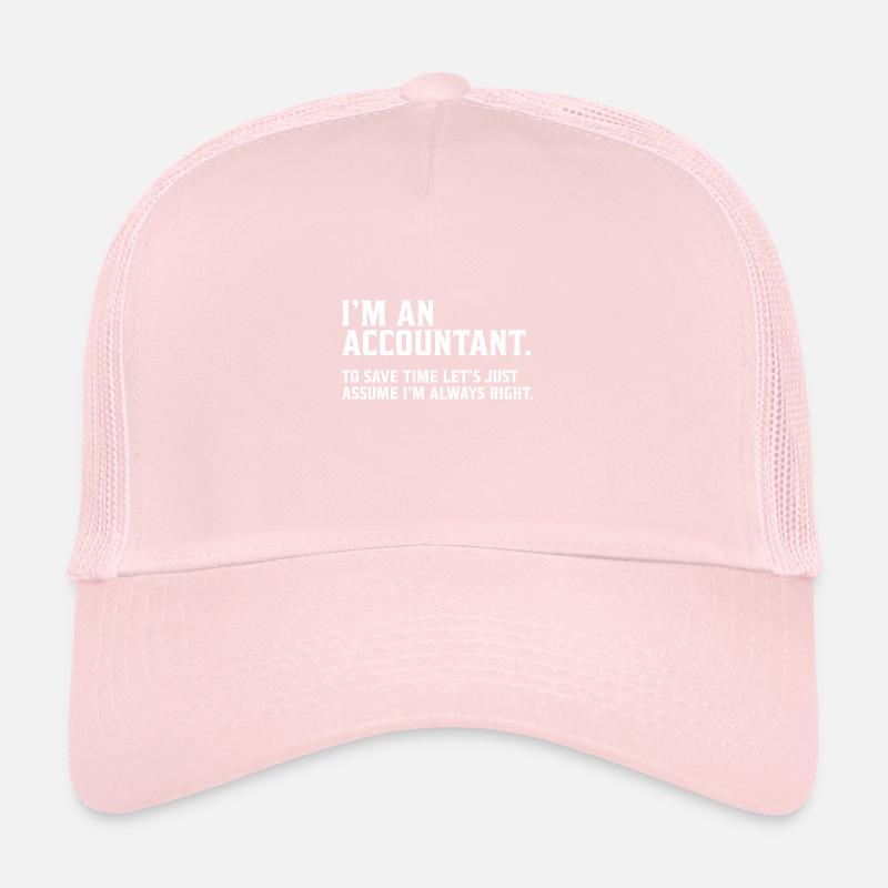 Je suis un comptable comptable conseiller financier cadeau Casquette trucker 